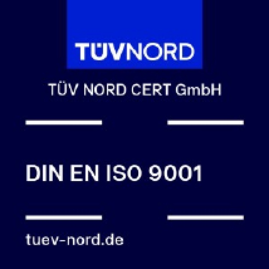 Zertifiziert nach DIN EN ISO 9001:2015