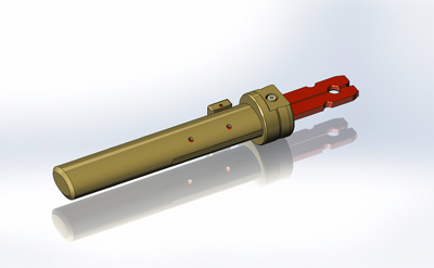 CAD model of pliers, High temperature application